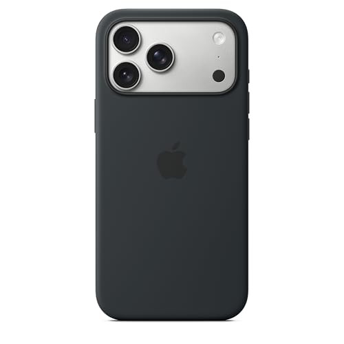 Apple Silicone Fitted Hard Shell Case with MagSafe for iPhone 17 Pro Max - Black