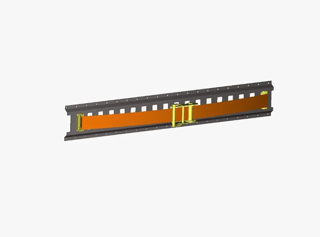 Combischiene L360 mit Gurt L600