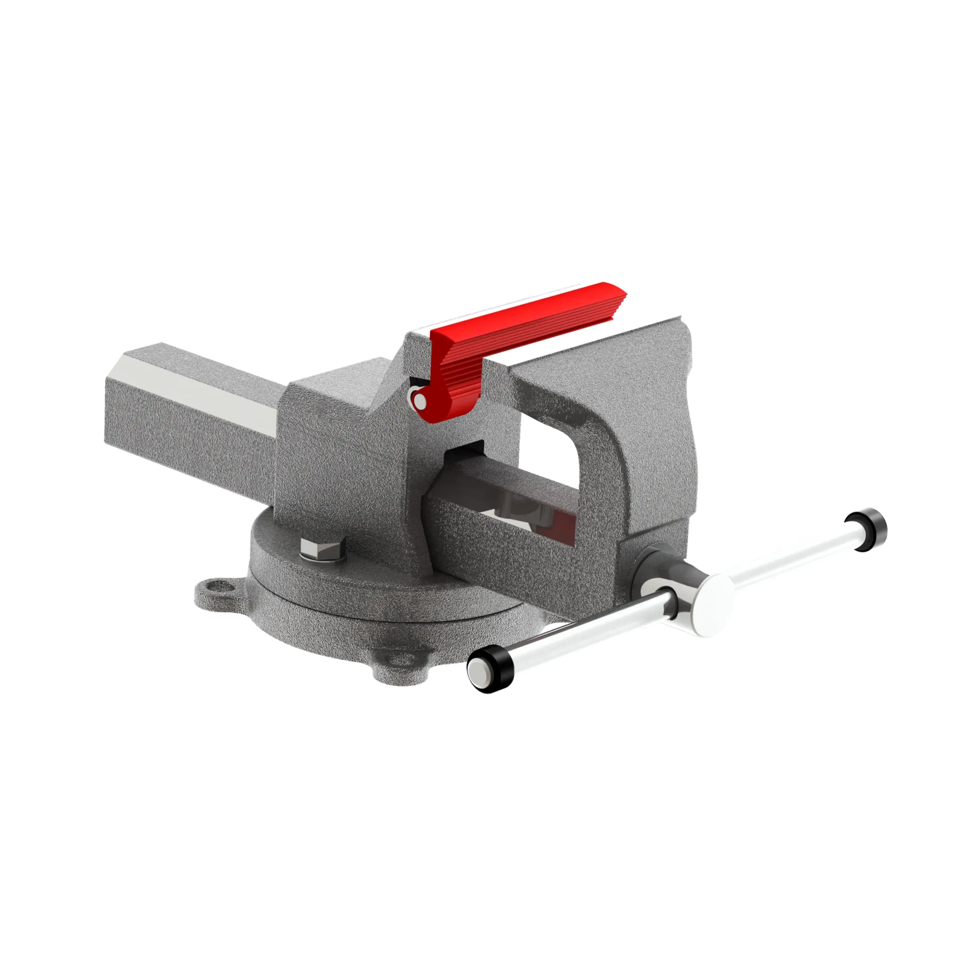 Schraubstock 115 mm kompl - mit Rohrspannbacke + Drehteller