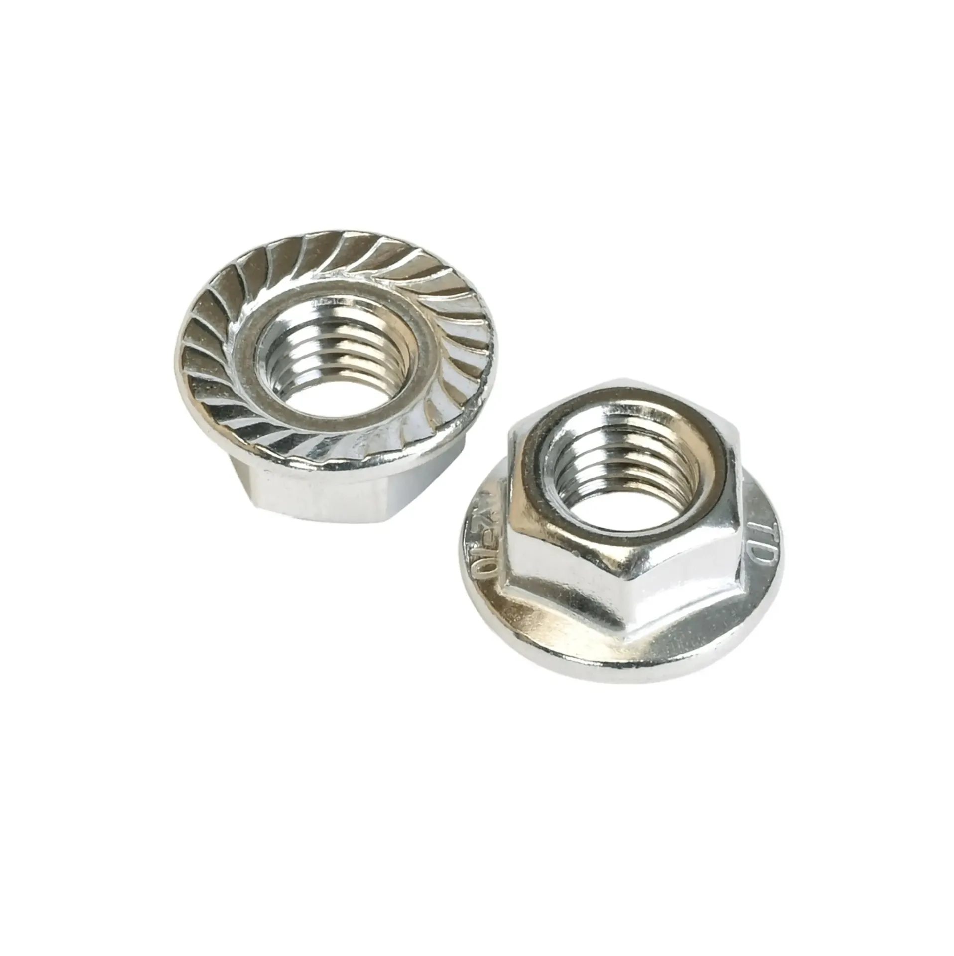 [RK0655] Sechskantmutter M8 mit Flansch verzahnt A2-70