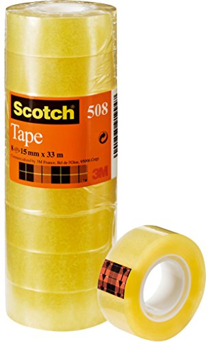 Scotch Klebeband 508, 15 mm x 33 m, 10 Rollen