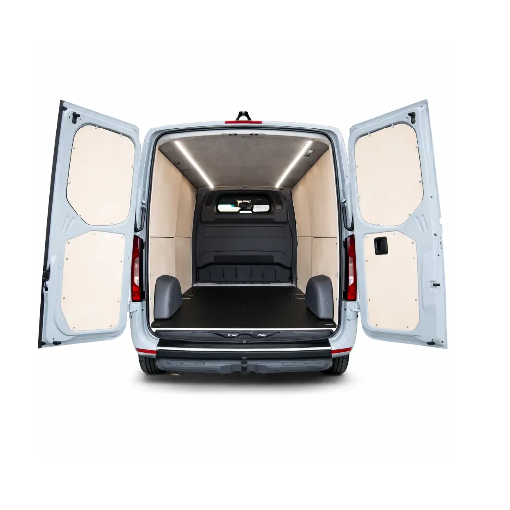 Wandverkleidung Holz Natural 4 mm für Fiat Ducato L2H2 3450 Snoeks double cabin FWD H2 Right Flügeltüren