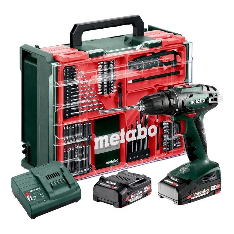 Metabo - Akku-Bohrschrauber Bs 18 Set + 2x 2 Ah Li-Ion Im Karton (602207710)