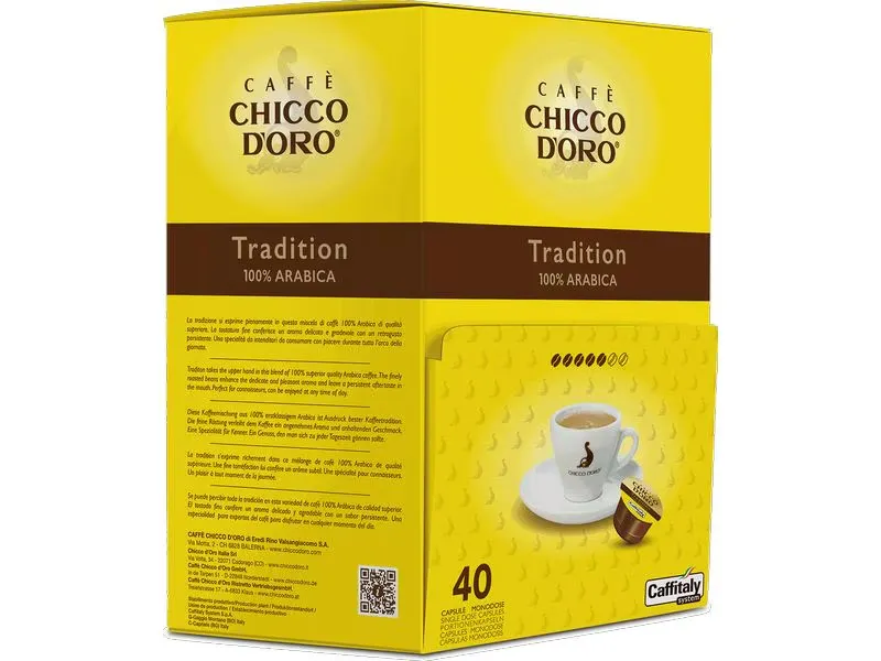 Chicco d'Oro Kaffeekapseln Caffitaly System Tradition 40 Stück