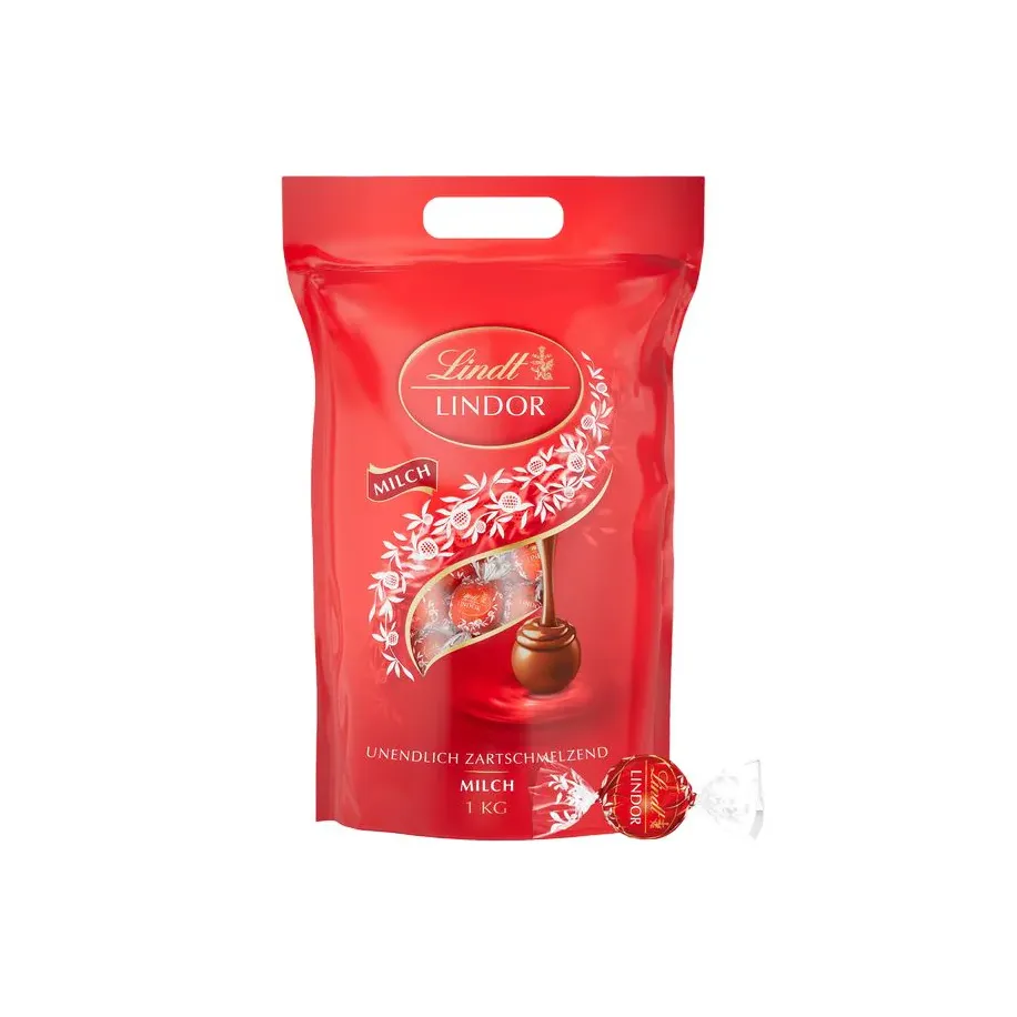 Lindt Schokoladen-Pralinen Lindor Kugeln Milch 1 kg