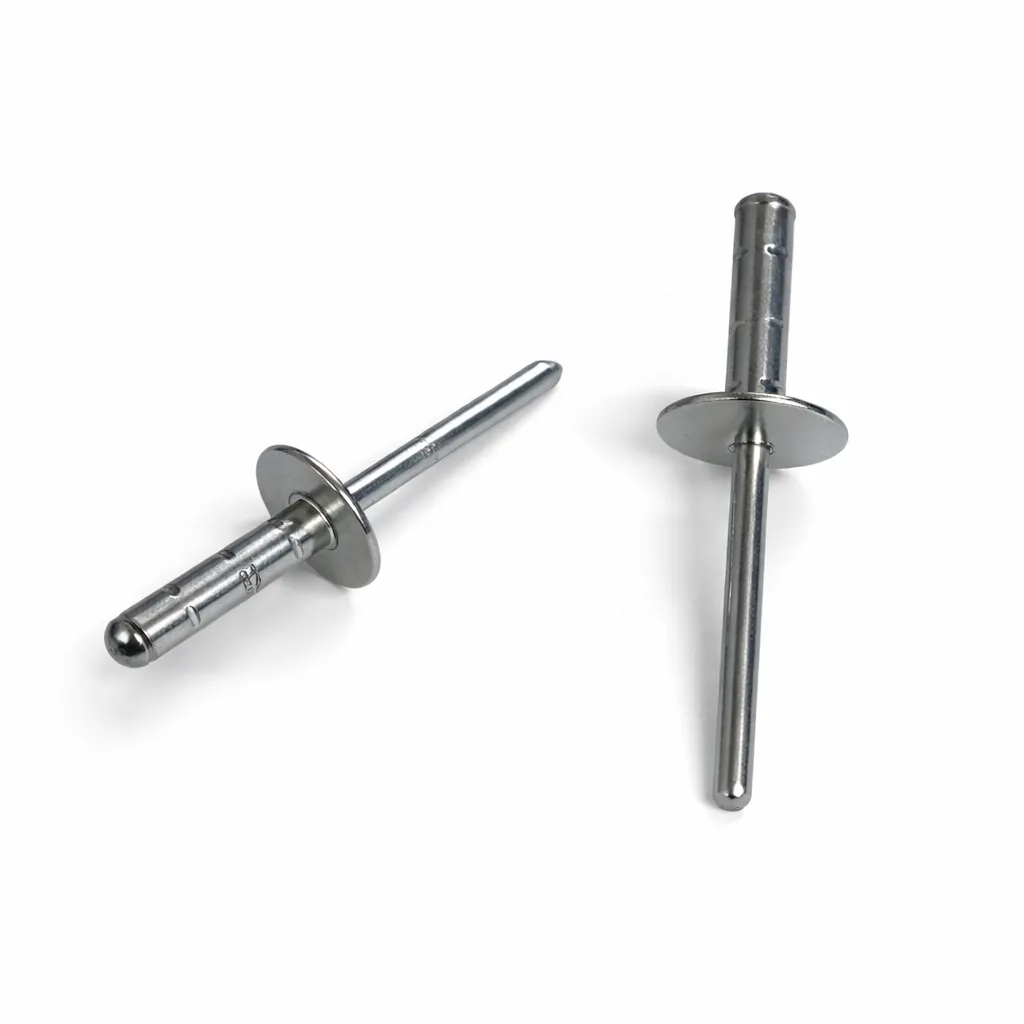 [RK0825] Blindnieten 4,8x17 Alu/Stahl Kopf 15