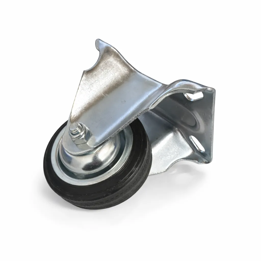 [RK0829] Bockrolle 100 x 85 mm ø 80 mm verzinkt