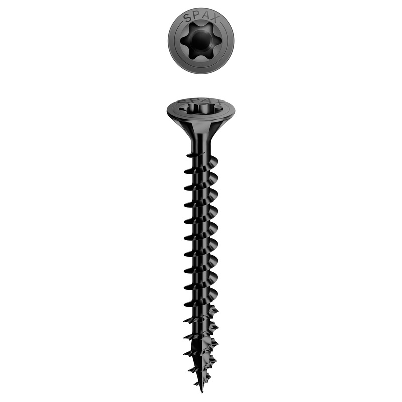 [RK0450] SPAX 1191040500503 Universal Screw 5 X 50mm T-Star Plus Steel Blac