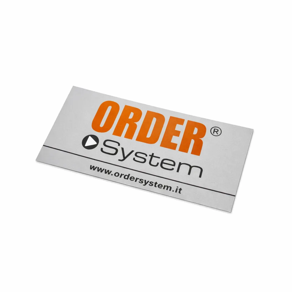 Sticker ORDER System 85x40