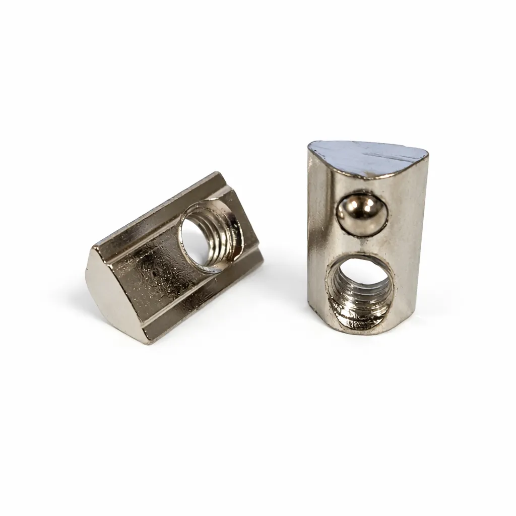 Nutenstein M8 4040 mit Federkugel