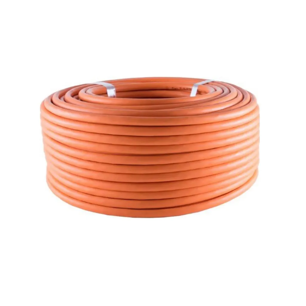 [150593] Netzwerkkabel LAN Verlegekabel Cat.7 Rohkabel GHMT Zertifizierung, Bandbreite 600 MHz, 25m