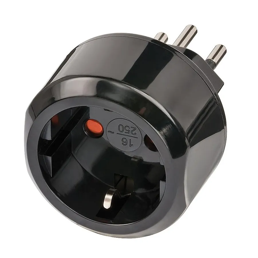 Adapterstecker Schweiz Schutzkontakt 10A