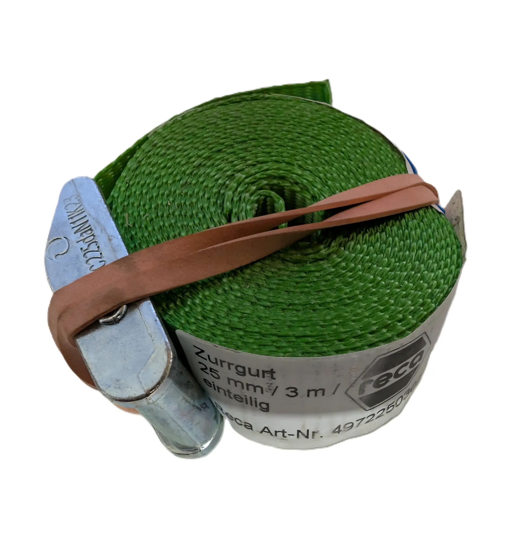 Zurrgurt 25 mm / 3 m / einteilig Reca