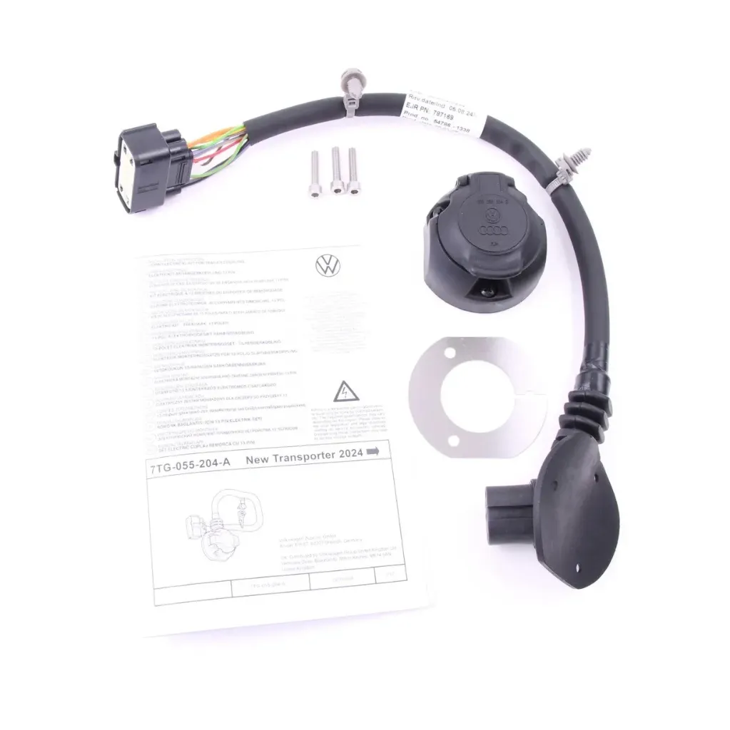 [67877] Original Volkswagen T7 Elektroeinbausatz Anhängevorrichtung 13p Hinten 7TG055204A