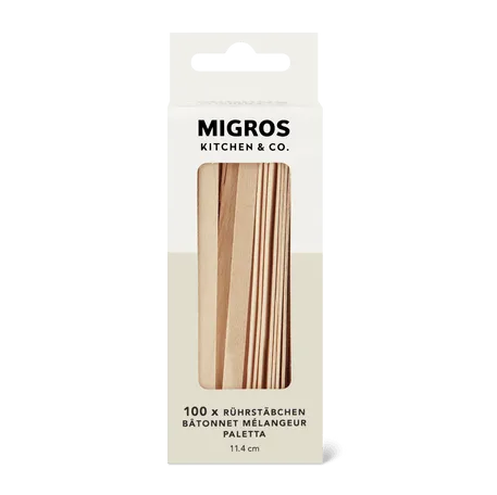 Migros Kitchen & Co. Rührstäbchen Holz, 11.4cm