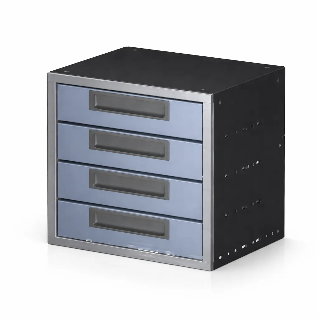 SCHUBKASTEN 507X483X360 MIT 4 SCHUBL.H100