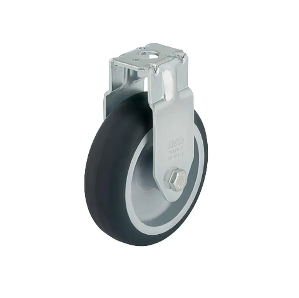 Bockrolle Ø50 mm Rückenloch Ø11mm Fest Blickle