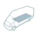 [131740] Bodenplatte CargoGrip 9 mm für Fiat Ducato  L1  Schiebetüren beidseitig